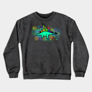 Rainbow Stegosaurus Crewneck Sweatshirt